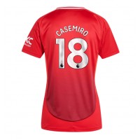 Maglie da calcio Manchester United Casemiro #18 Prima Maglia Femminile 2024-25 Manica Corta